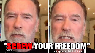 "Screw Your Freedom" Arnold Schwarzenegger says to Anti-Maskers