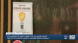 Students return to in-person classes at NAU