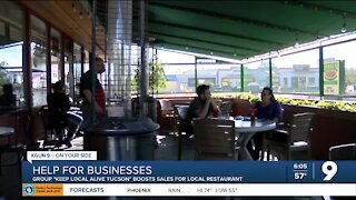 "Keep Local Alive" boosts business for struggling restaurant