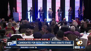 Candidates for 50th District take debate stage