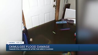 Okmulgee family picking up the pieces after home floods