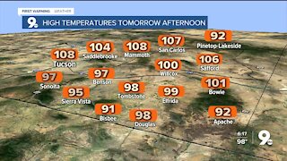 Record heat returns to the desert