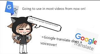 Google Translate does a voice over!