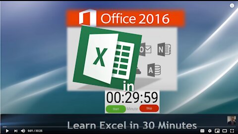 Excel Tutorial: Learn Excel in 30 Minutes - Just Right for your New Job Application