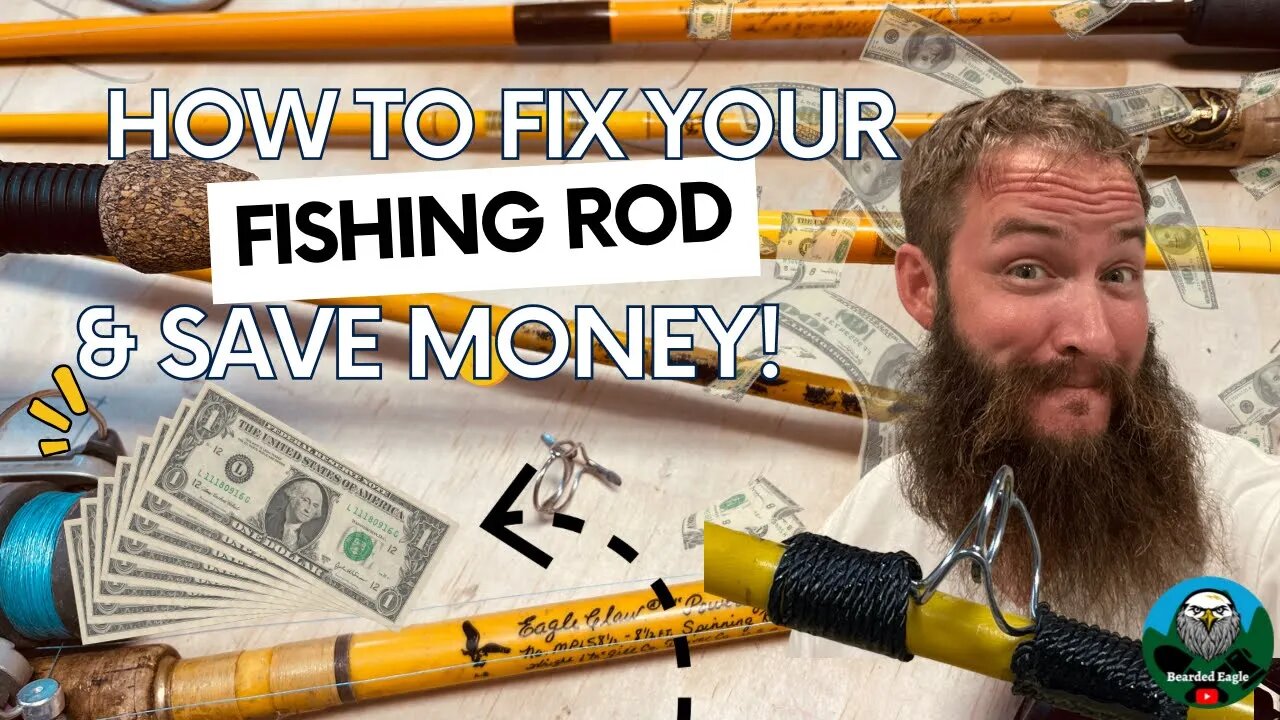 How to replace a fishing rod eyelet