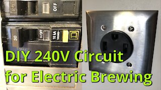 Installing a 240V Circuit for Electric Brewing: a DIY Project