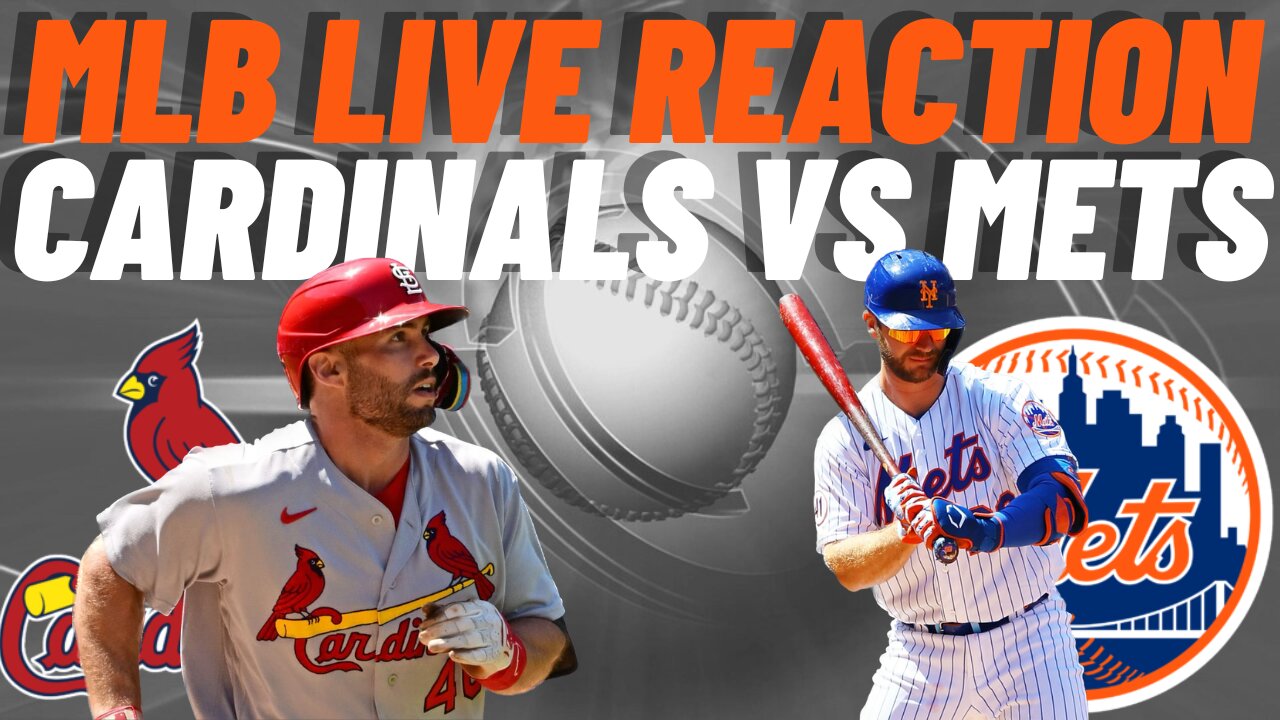 St Louis Cardinals vs New York Mets Live Reaction MLB LIVE WATCH PARTY Cardinals vs Mets