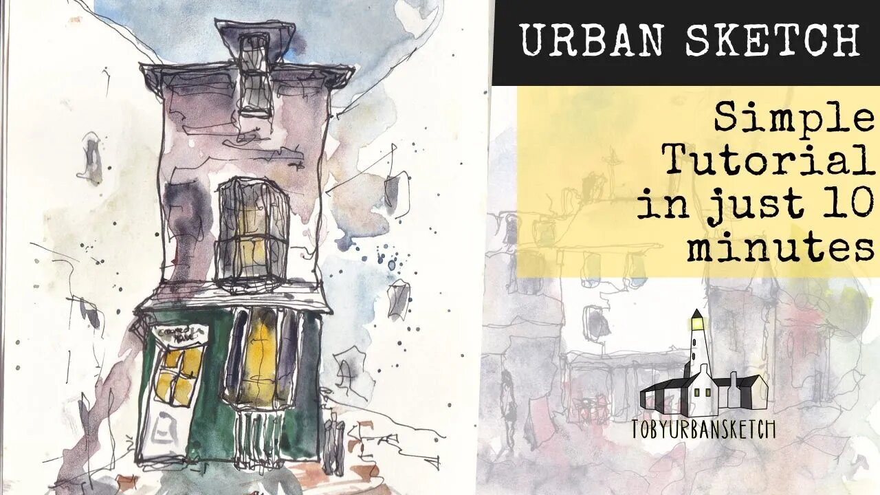 Urban Sketching | Tim Baker - TJBARTS | Tim Baker | Watercolour Paintings,  Drawings & Acrylic Artworks
