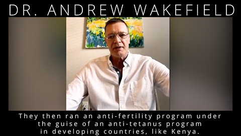 They ran anti-fertility programs under the guise of anti-tetanus programs in developing countries