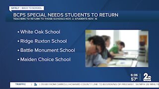 Baltimore County Public Schools revising back to school plan