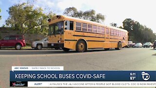 Keeping school buses safe from COVID-19