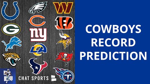 Dallas Cowboys Record Predictions For Every Game In 2022