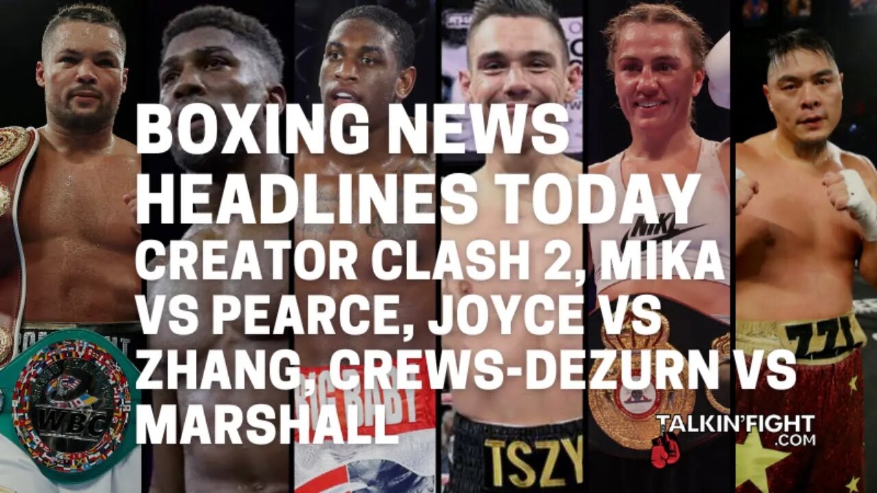 Creator Clash 2 Mika Vs Pearce Joyce Vs Zhang Crews Dezurn Vs Marshall 