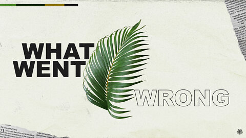 "What Went Wrong?" - Palm Sunday - April 10, 2022