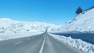 Winter adventure drive over "Qafa e Qarrit"