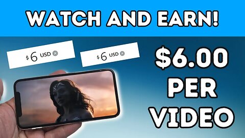 $6 PER VIDEO WATCHED EVERY 30 SECONDS! (Make Money Online 2023)
