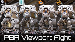 PBR Viewport Fight! - Compare Unreal, 3DS Max, Blender, and Modo CG 3D