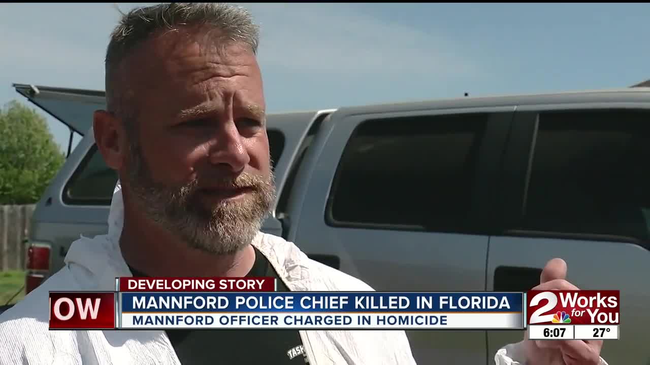 MANNFORD POLICE CHIEF KILLED IN FLORIDA