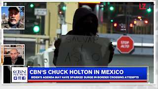 Chuck Holton at the Mexico Border
