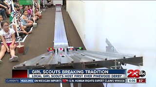 Local Girl Scouts breaking tradition and bonding with the men in their lives