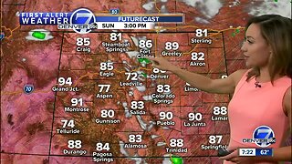 Strong storms possible in Denver Sunday