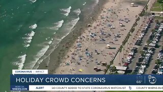 Packed beaches expected over holiday weekend