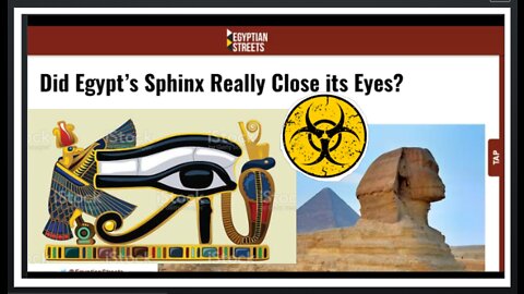 The Curious Case of Egypt's Eye Closing Sphinx and the Curse of the Pharaohs Nuclear War Prophecy