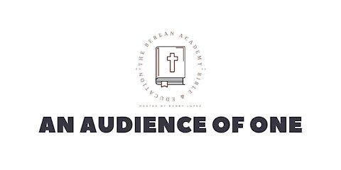 1 Samuel: An Audience of One
