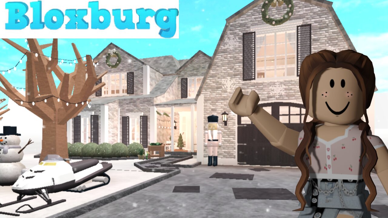 Roblox Bloxburg Winter House Tour - images of roblox bloxburg houses