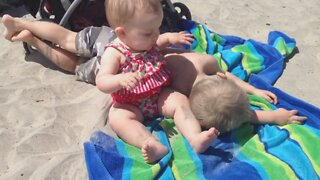 Sunbathing Babies