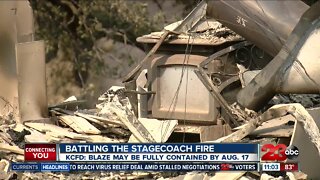 KCFD still battling Stagecoach Fire north of Kern County.