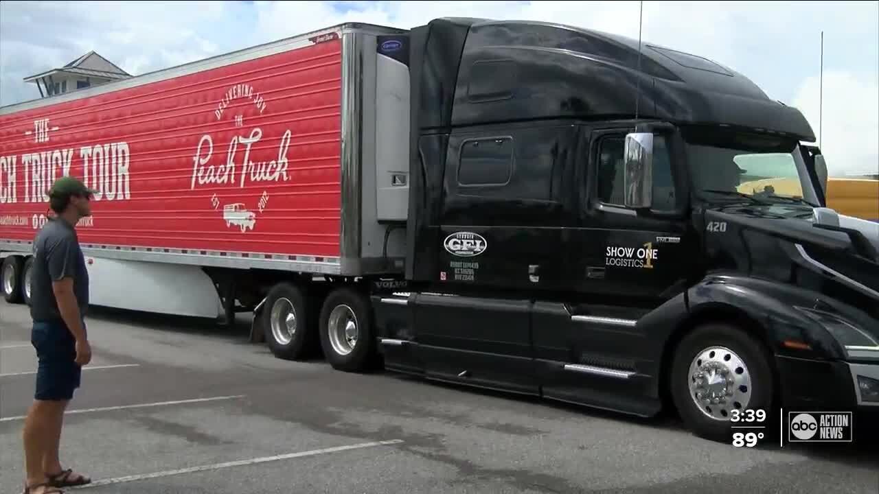 Peach Truck Tour rolls into Tampa