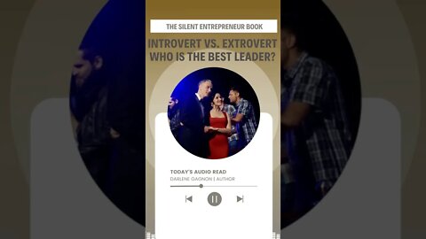 THE SILENT ENTREPRENEUR: INTROVERTS VS. EXTROVERTS #shorts