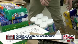 Papillion La-Vista Schools donate supplies to CHI