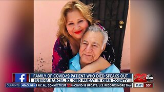 Family of COVID-19 patient who died speaks out