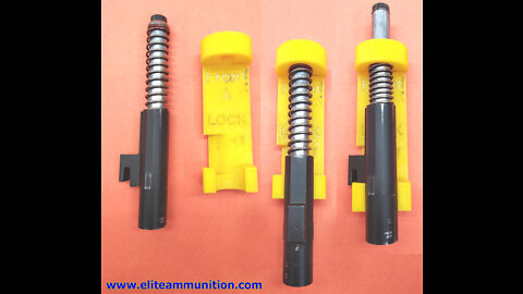 Using the Elite Ammunition Five Seven Recoil Spring Replacing Tool to install this spring.