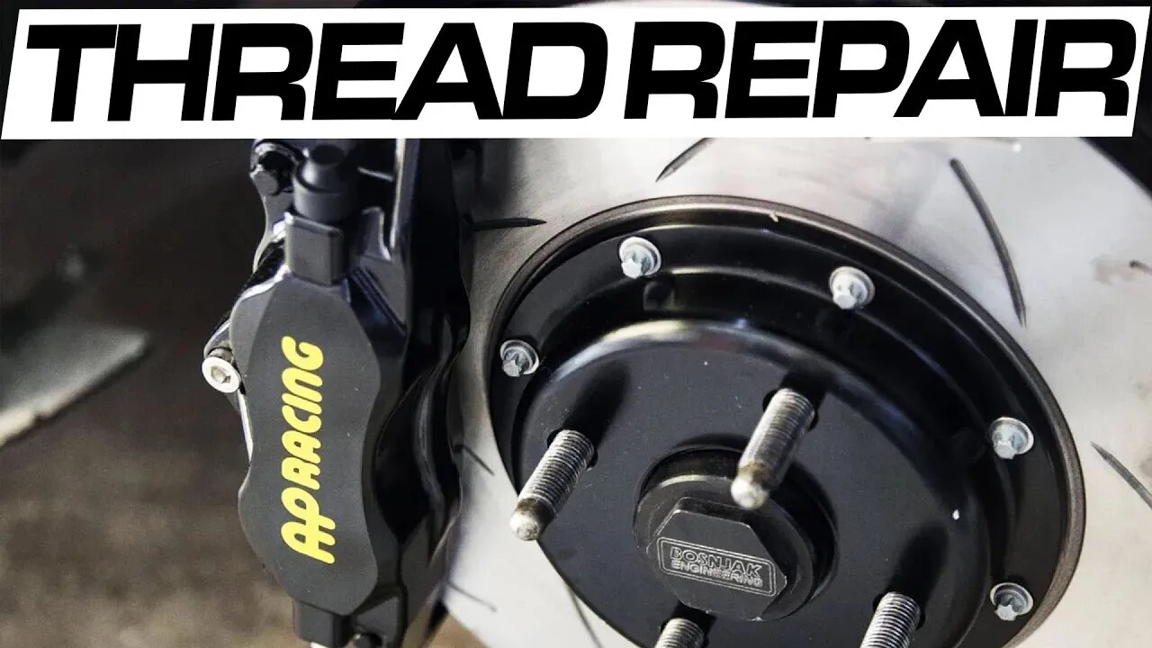 Fixing Stripped Threads: Helicoil Thread Repair On Brake Caliper Mount