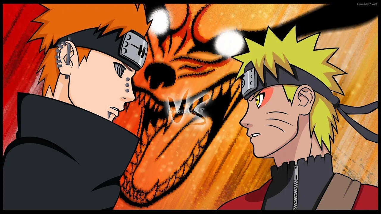 Naruto Vs Pain Epic Fight Scene