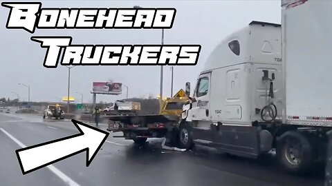 Western Express Runs Over Tow Truck | Bonehead Truckers of the Week