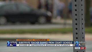Substitute teacher banned from County schools