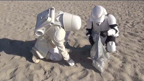 Star Wars Beach Clean Up