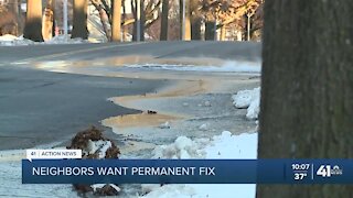 KC neighbors seek answers after continuous water main breaks