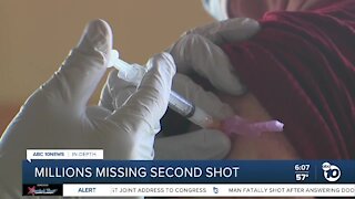 In-Depth: Millions of Americans missing second COVID-19 vaccine
