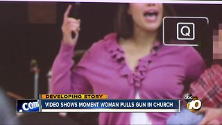 Church security expert discusses video of woman with gun in church