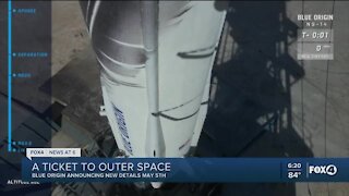 Blue Origin to start selling tickets to space beginning May 5
