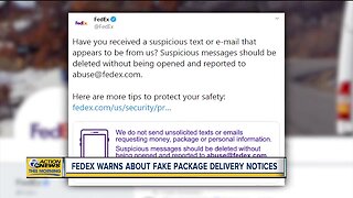 FedEx warns about fake package delivery notices