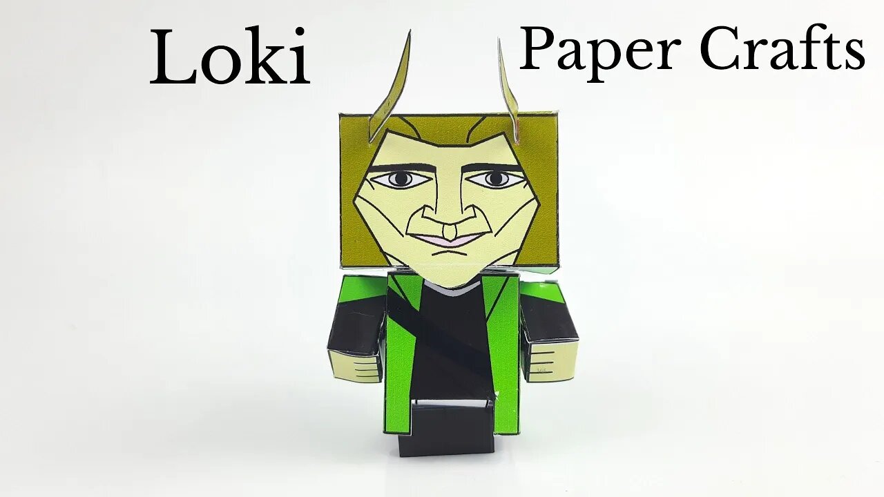 Origami Loki (Marvel) - DIY Easy Paper Crafts