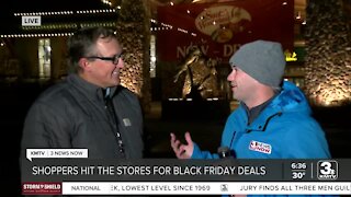Shoppers hit the stores for Black Friday deals