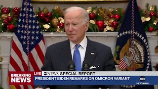 President Biden delivers remarks on the emerging omicron variant | Special Report