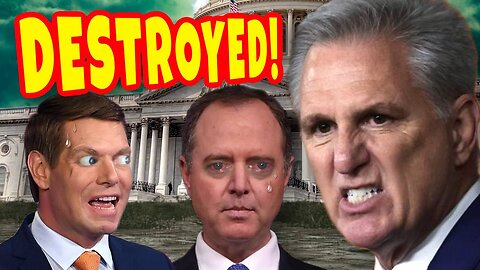 Kevin McCarthy TAKES SLEDGEHAMMER to crowd of reporters shilling for Adam Schiff and Swalwell 🔥🎤